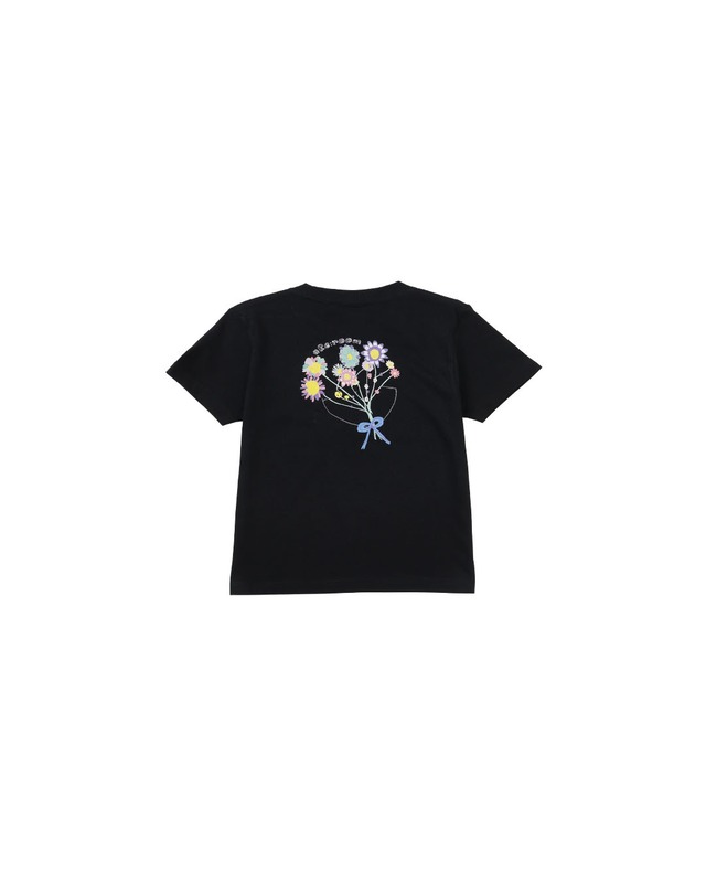 【mini】HAND DRAWN BOUQUET PRINT T-SHIRTS［RKC015］