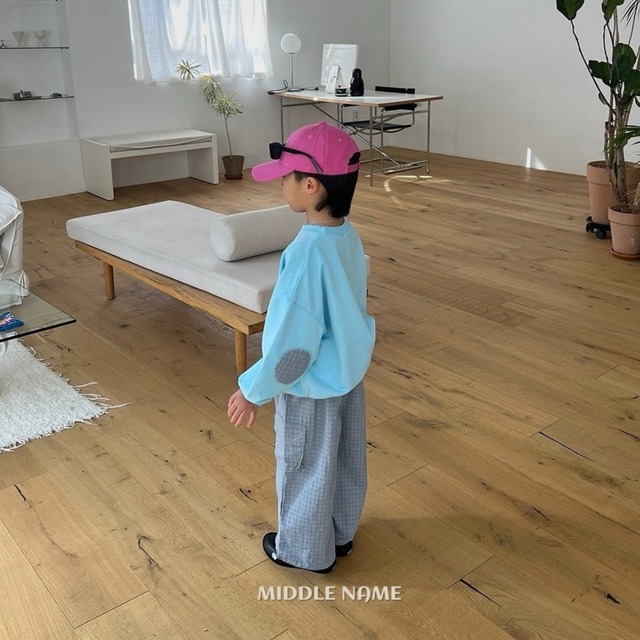 《送料無料》予約:チェック柄パンツ【MIDDLENAME】※ジュニアサイズ