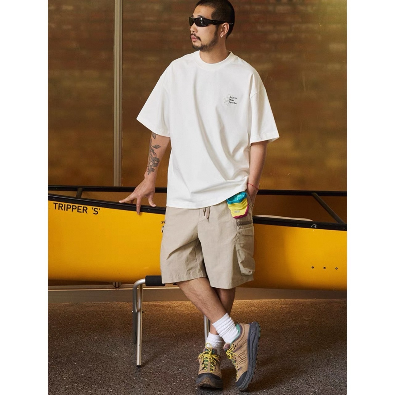 Camp out graphic tee 1013 - 7