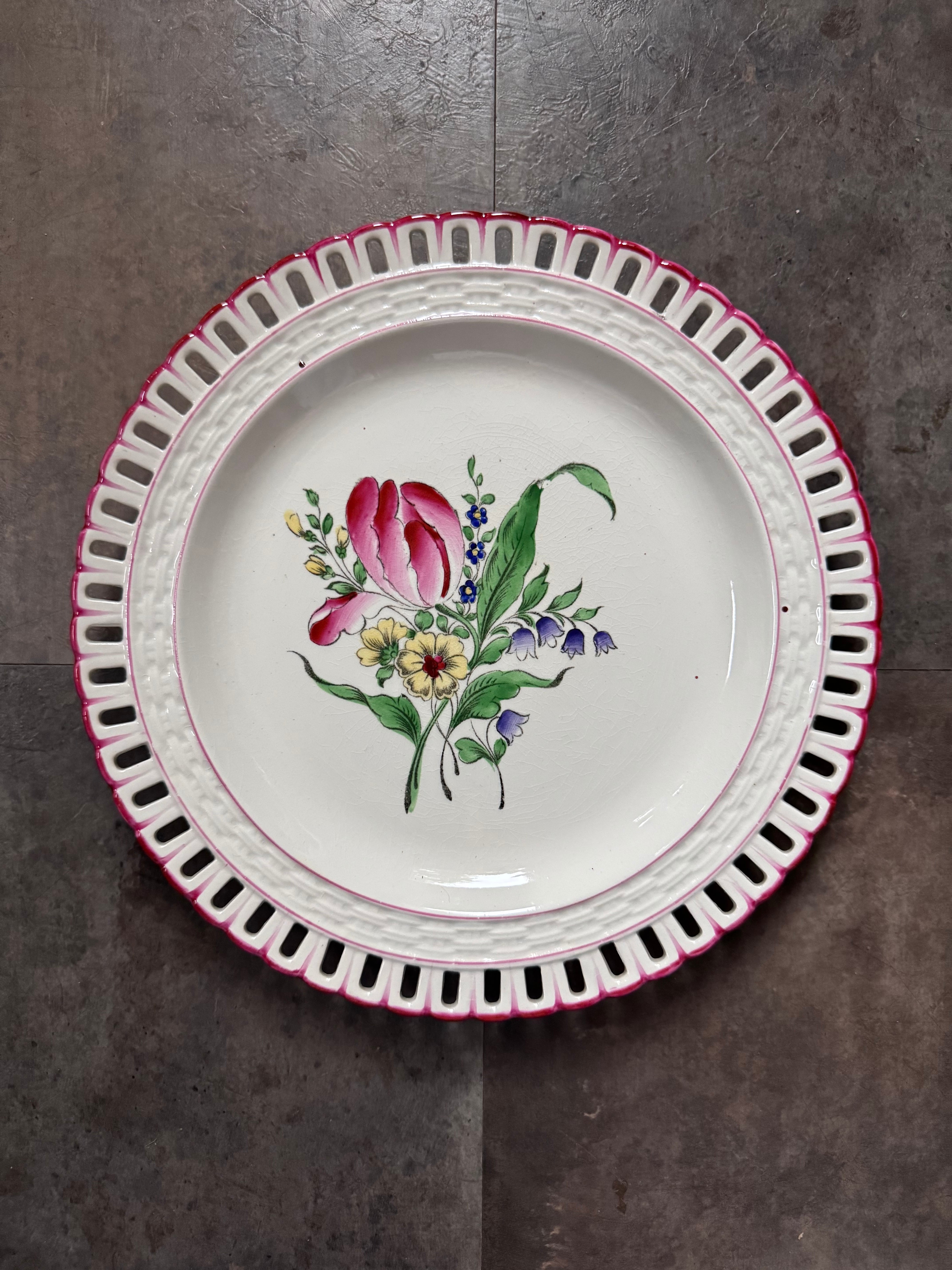 リュネヴィル パニエ皿 ディナープレート