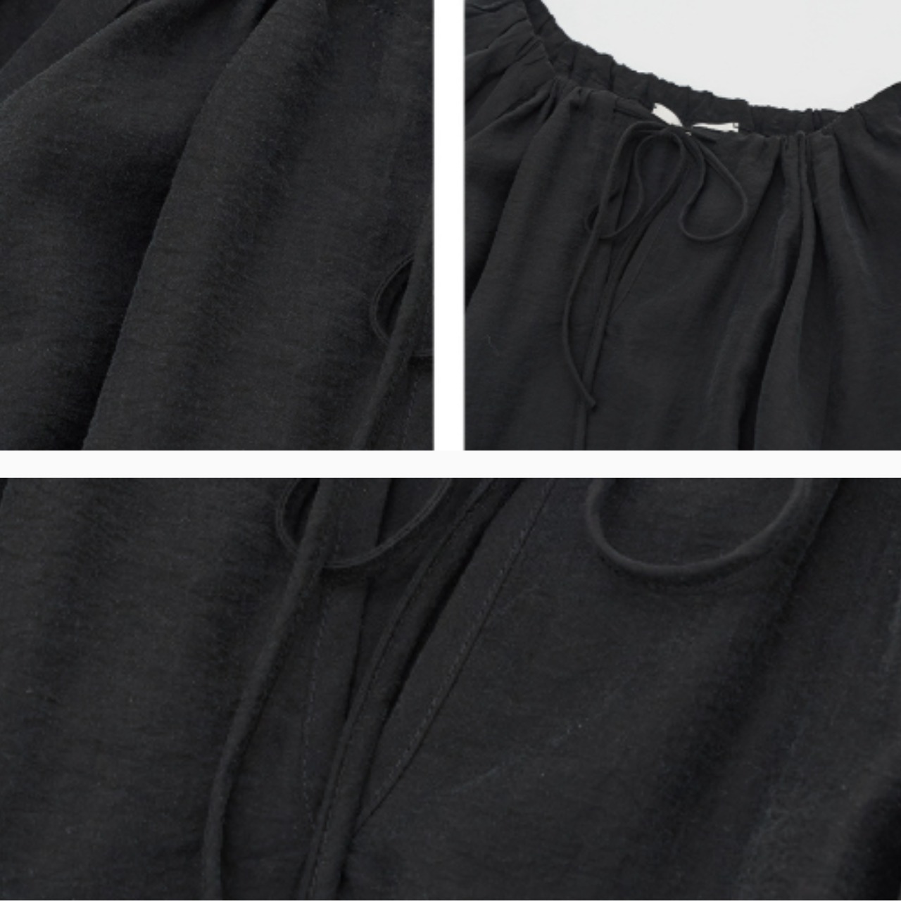 Brume Drawstring Blouse Set F0580