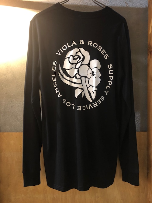 VIOLA&ROSES VR LONG T モノクロNO.01BK