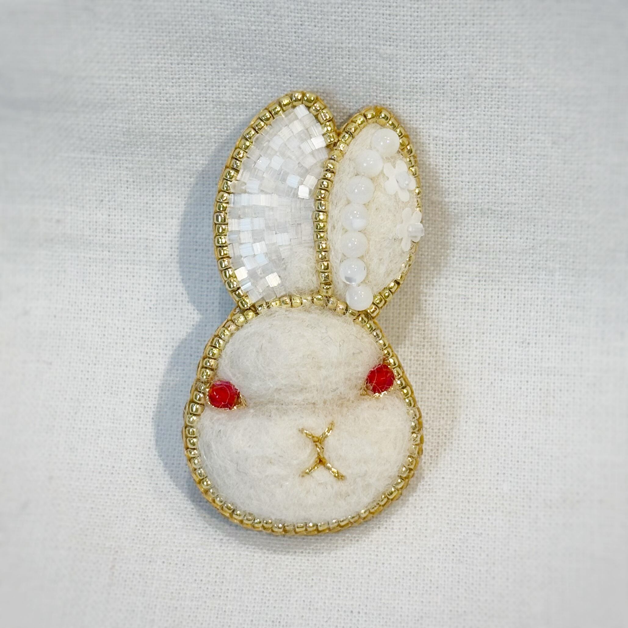 sakura】トゥシューズ（全2色）【ビーズ刺繍ブローチ】 | sansato