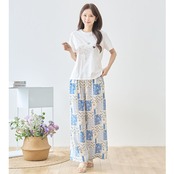 TRUBE ラインストーンハートモチーフ半袖Tシャツ【M~L】ホワイト