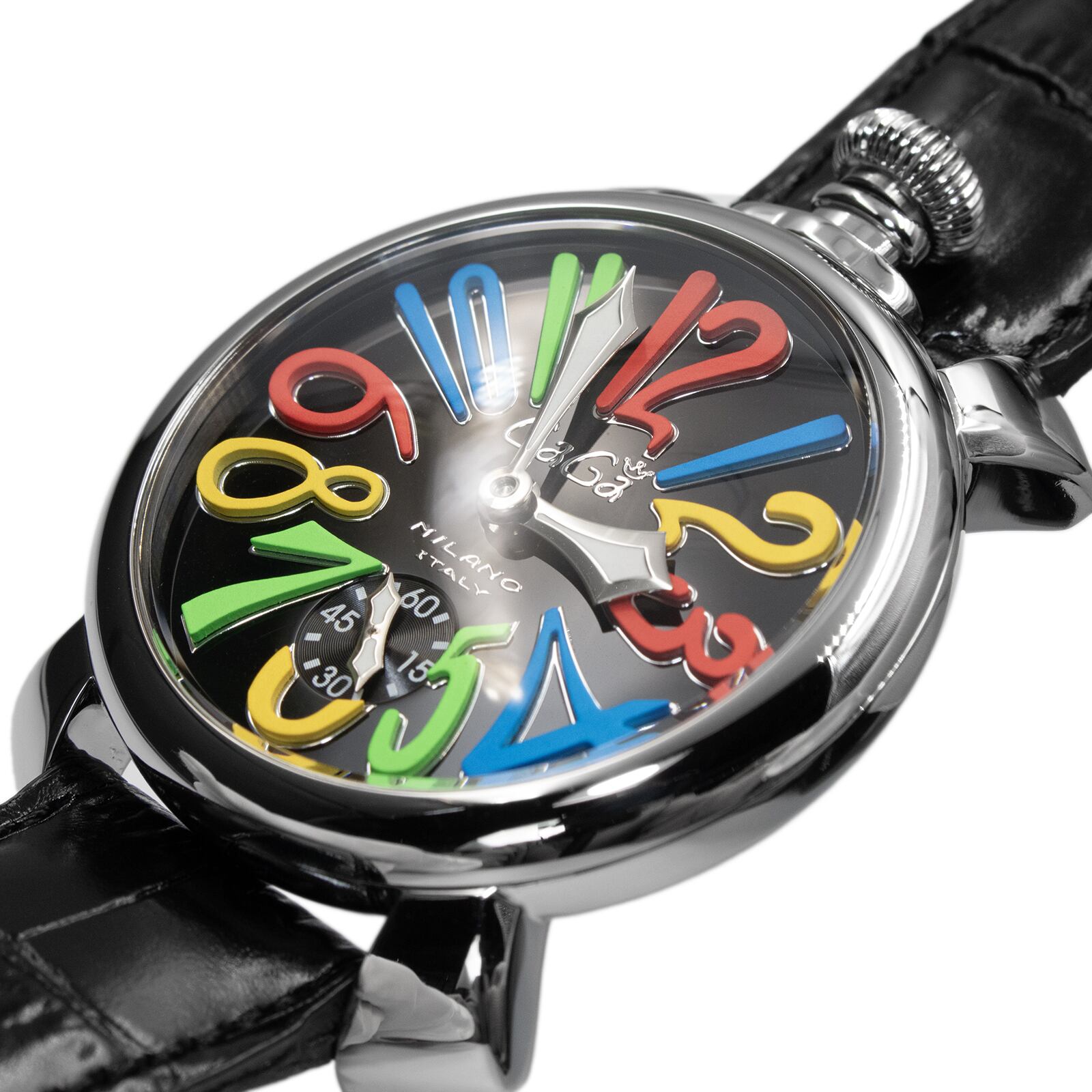 ガガミラノ GAGA MILANO マヌアーレ48 5010.02S 手巻 腕時計 SS 