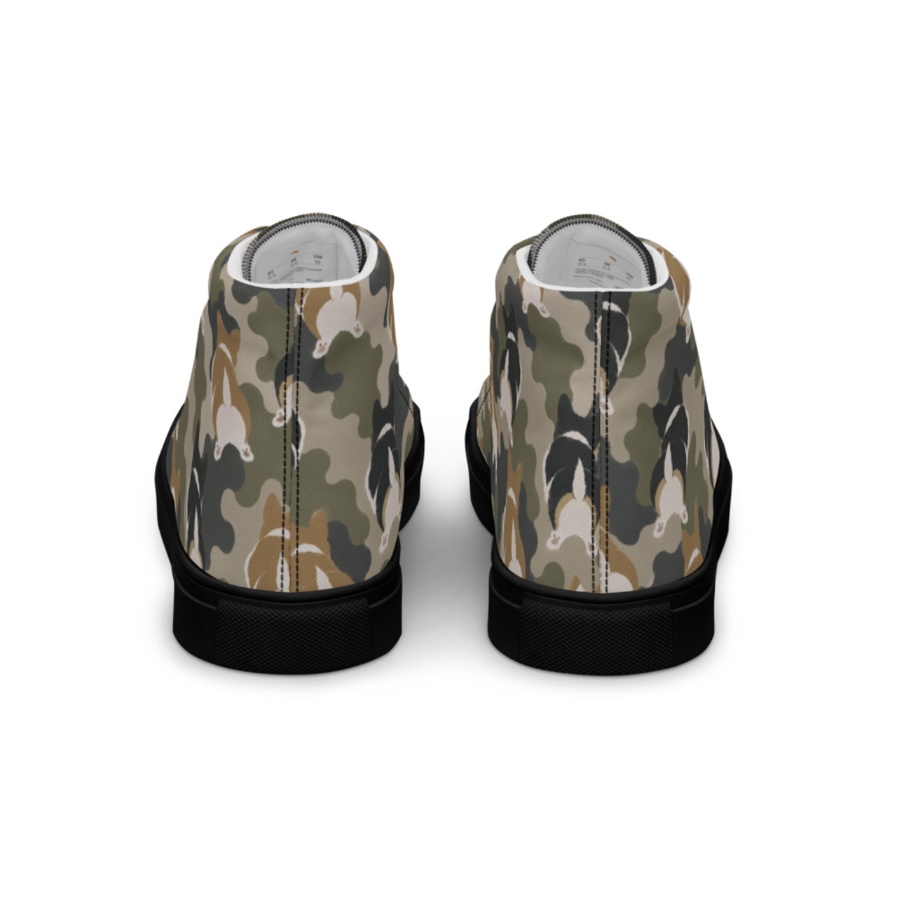 WIGGLE CAMO High-Top Sneakers(Women’s)  [S0001]