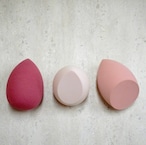 【 たまご型 パフ  3個セット】 ピンク 3種類 卵 多機能 セット メイクスポンジ 化粧道具 美容 リキッドファンデーション ギフト