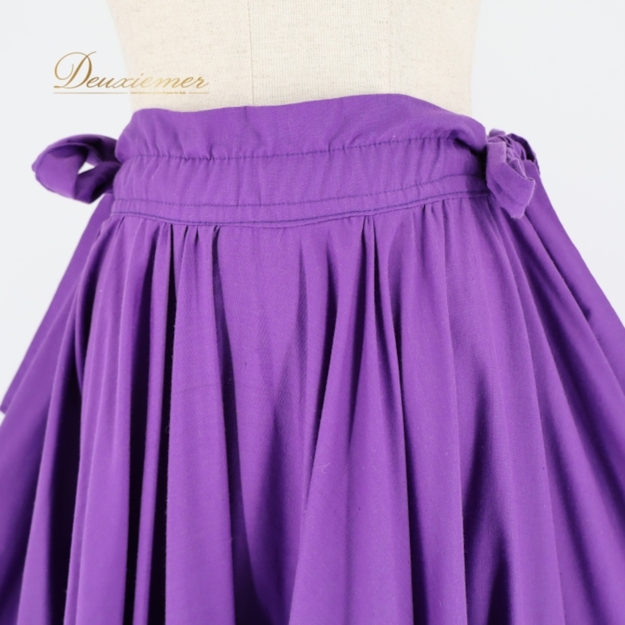 フォークダンス 衣装 スカート パープル系 レース チロリアン チロルスカート ボリューム 紫 赤 黄 青 リボン テープ ロング 華やか イベント かわいい 練習 レッスン レッド系 オレンジ系 イエロー系 ピンク系 ブルー系 ホワイト系