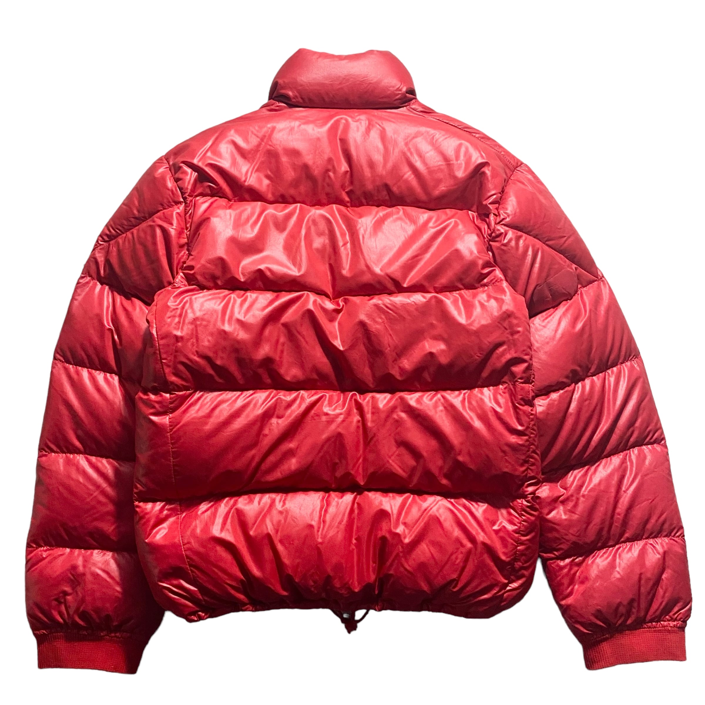 MONCLER / ダウンジャケット/--/ナイロン/RED/無地/ルーマニア製/164CM// MONCLER◇ダウンジャケット/--/ナイロン/RED/無地/ルーマニア製/164CM