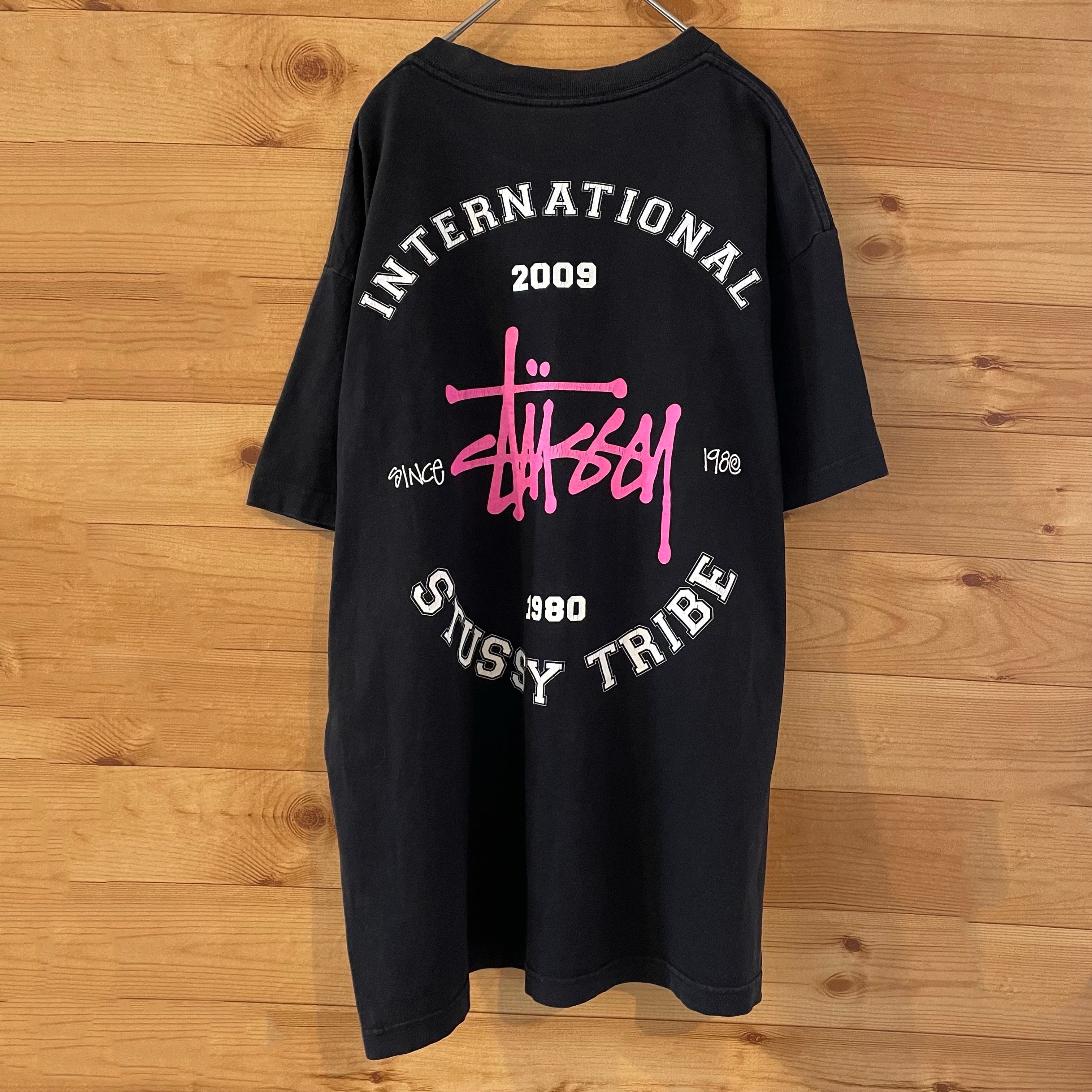 スチューシー(STUSSY) ビッグロゴ 長袖Tシャツ ワールドツアー L