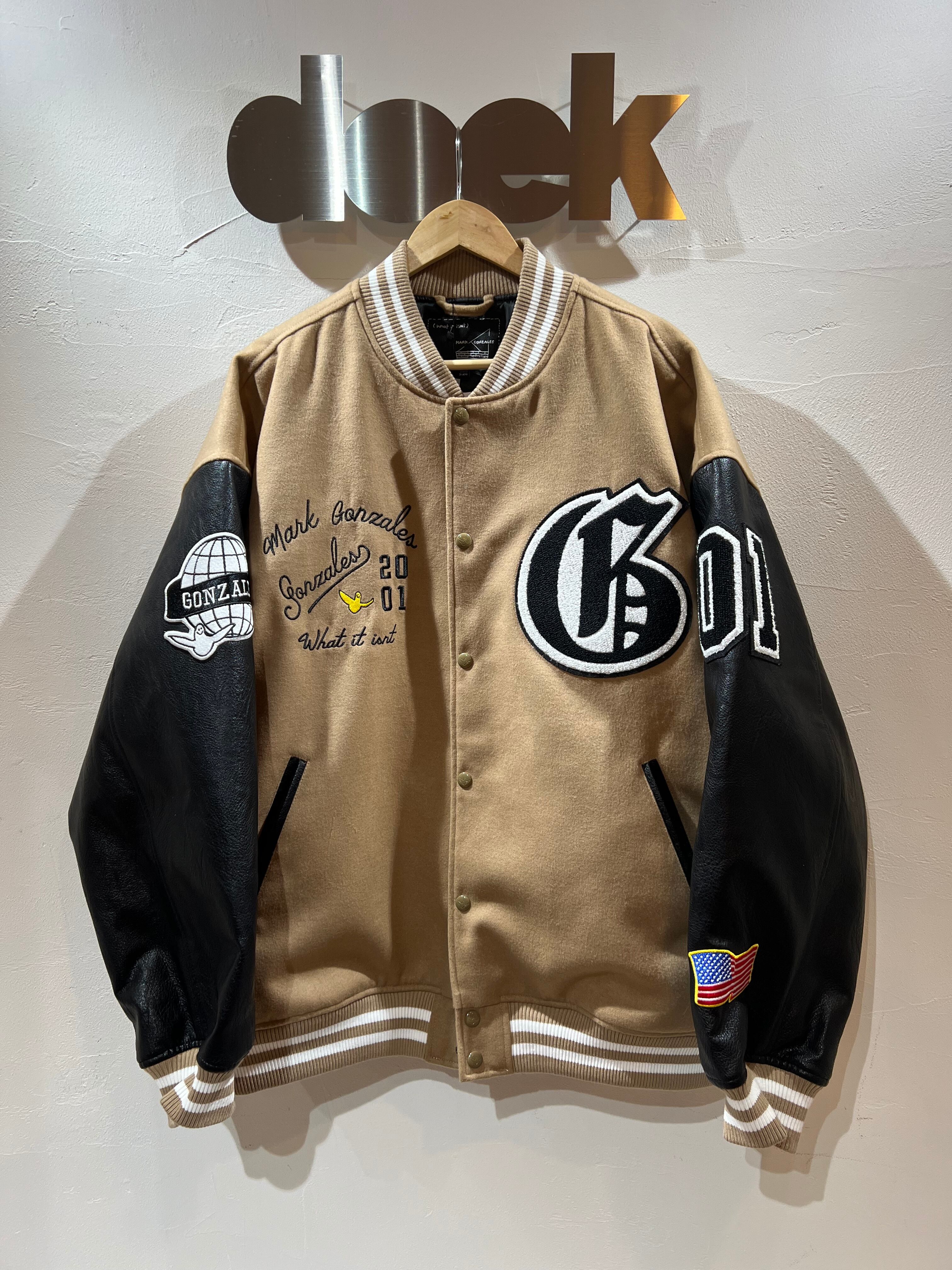 MARK GONZALES マークゴンザレス スタジャン GONZ LOGO STADIUM JACKET 
