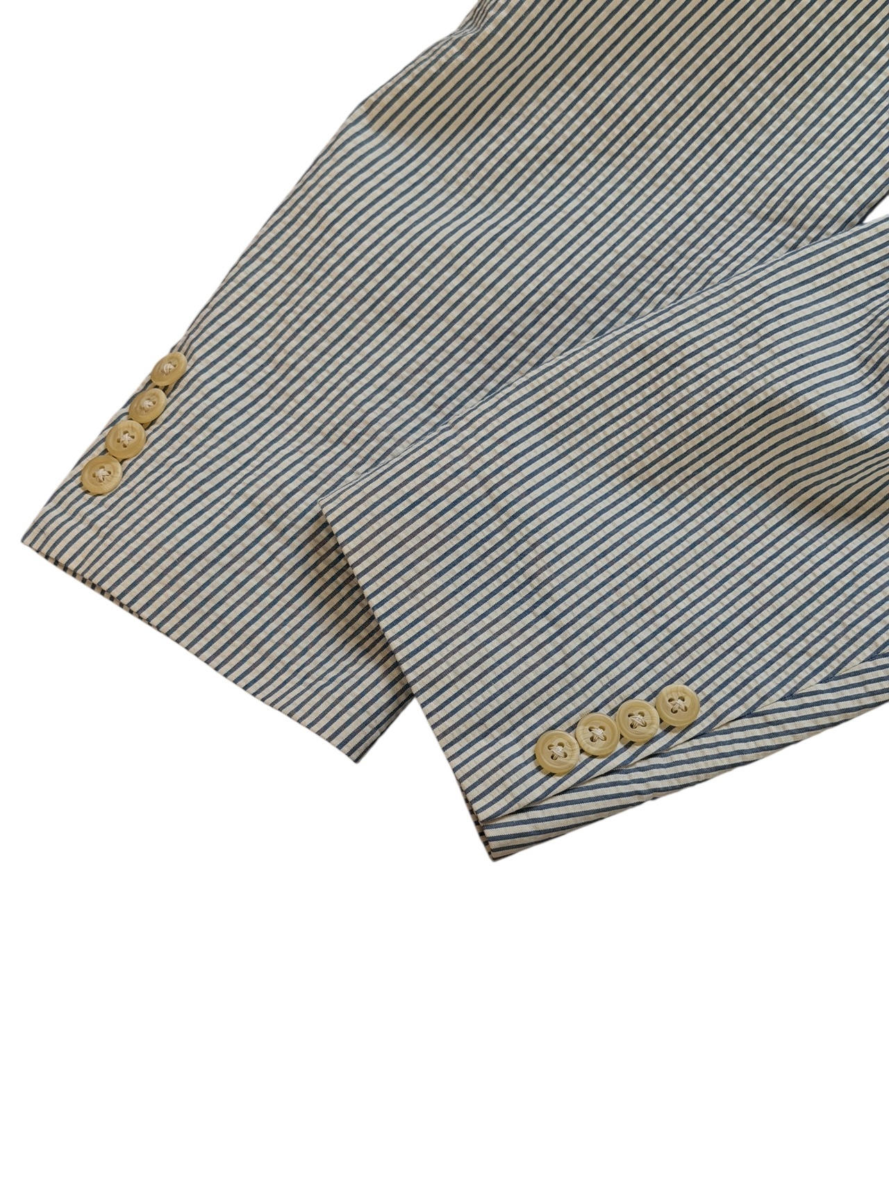 90's POLO RALPH LAUREN シアーサッカーストライプ テーラードジャケット