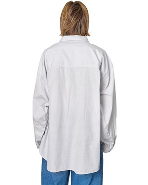 refomed "WRIST PATCH WIDE SHIRT〔STRIPE〕"