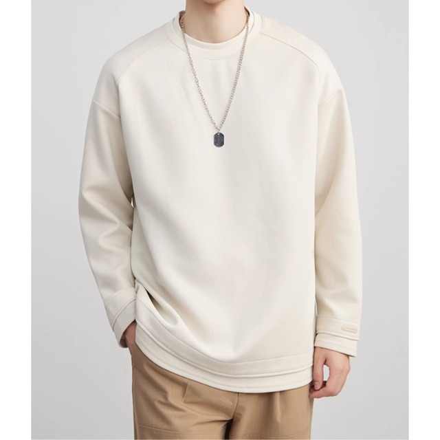 クルーネック カジュアルスウェット af0408
