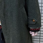 BELFE mohair blend Balmacaan coat