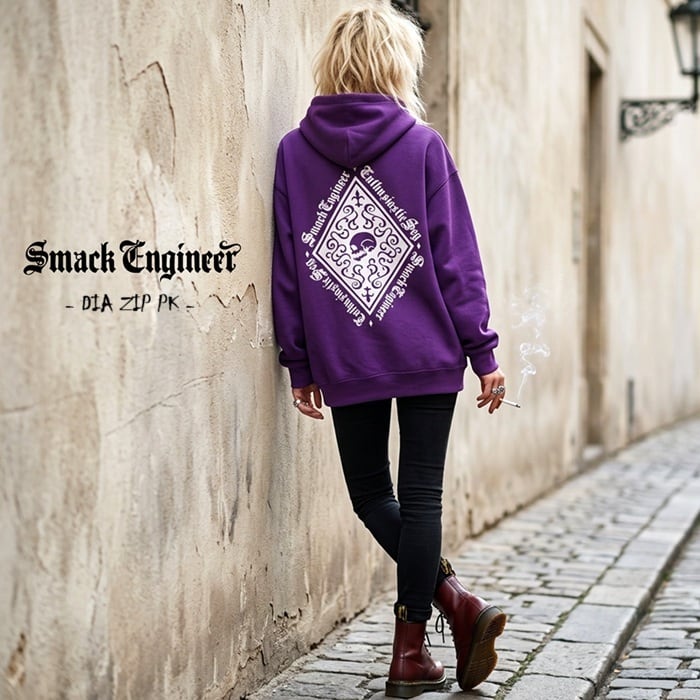 SMACK ENGINEER / スマックエンジニア「Rogia限定 DIA ZIP PK」ジップ