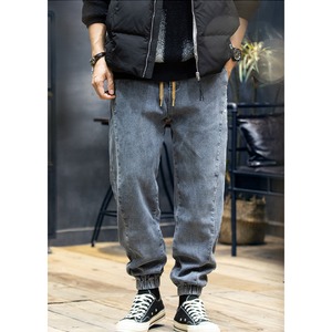 Side pocket design pants P339