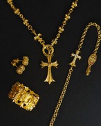 タイニーチェーン ロザリオ ゴールド コーティング