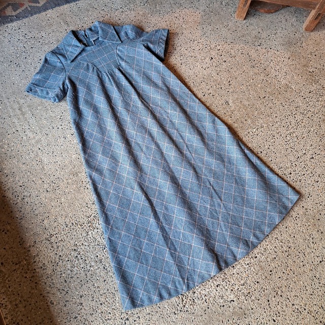 フランス製 ウール混 ワンピース used [208089]