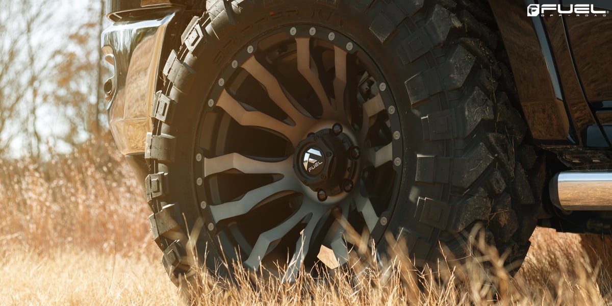 FUEL OFFROAD BLITZ (ブリッツ) D674 マットブラックマシンドDDT 17