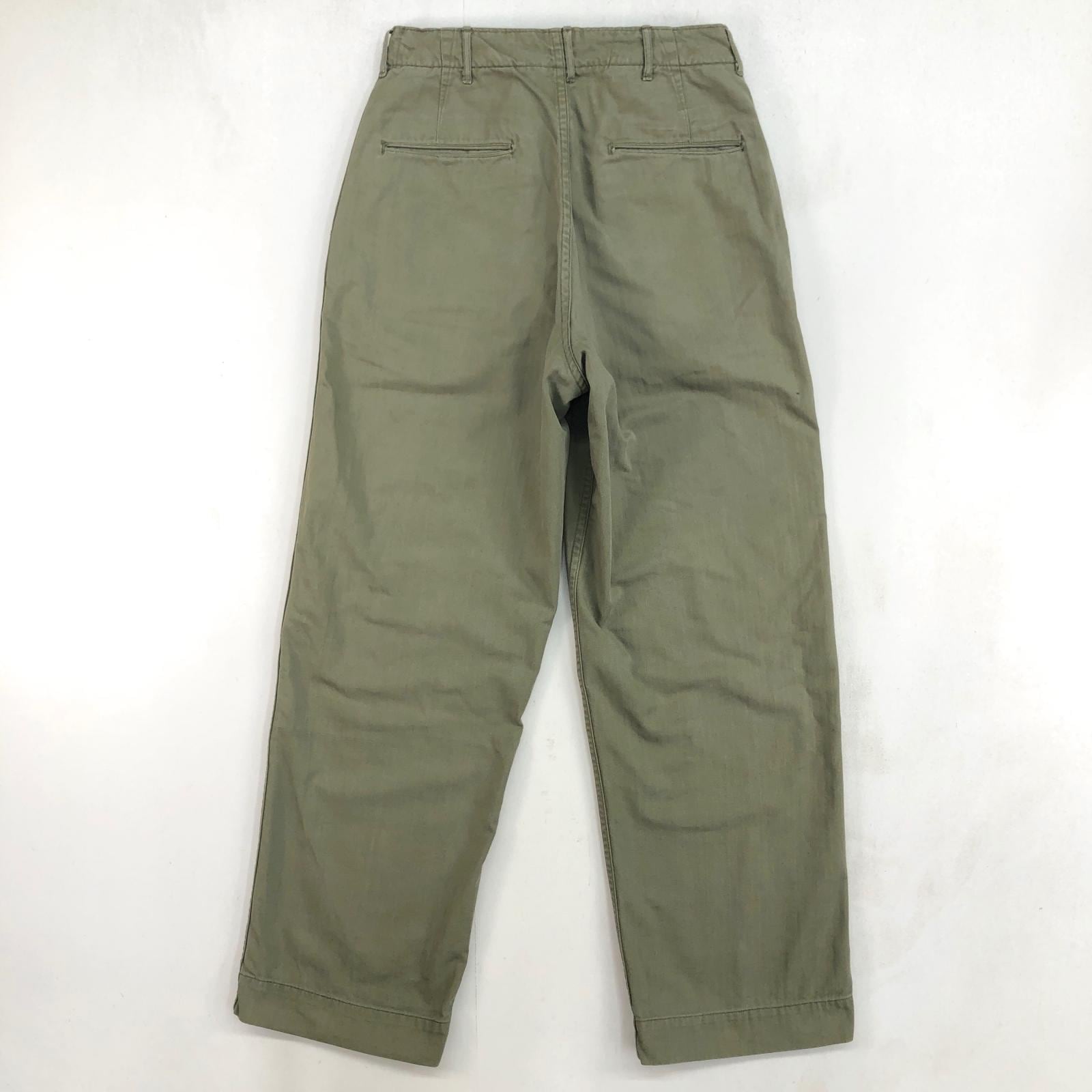 m-41 m-42 HBTパンツ　40s ヘリンボーン U.S ARMY 40年代 M-41 M-42 HBT ヘリンボーンツイル パンツ 月桂樹