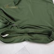 社交ダンス 衣装 ズボン グリーン系 チャコット Chacott 緑 日本製 ボトムス パンツ 上品 オーバースカート付き シンプル 落ち着いた色 ダンス衣装 レッスン 練習 ストレッチ 伸縮