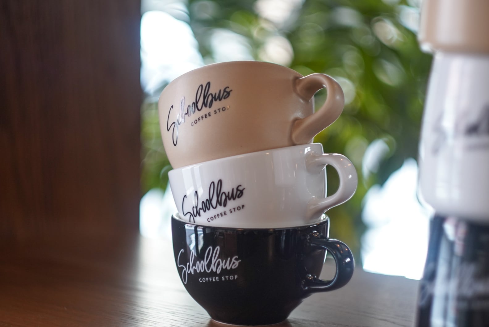 6oz latte cup -Black- | SCHOOL BUS ONLINE STORE