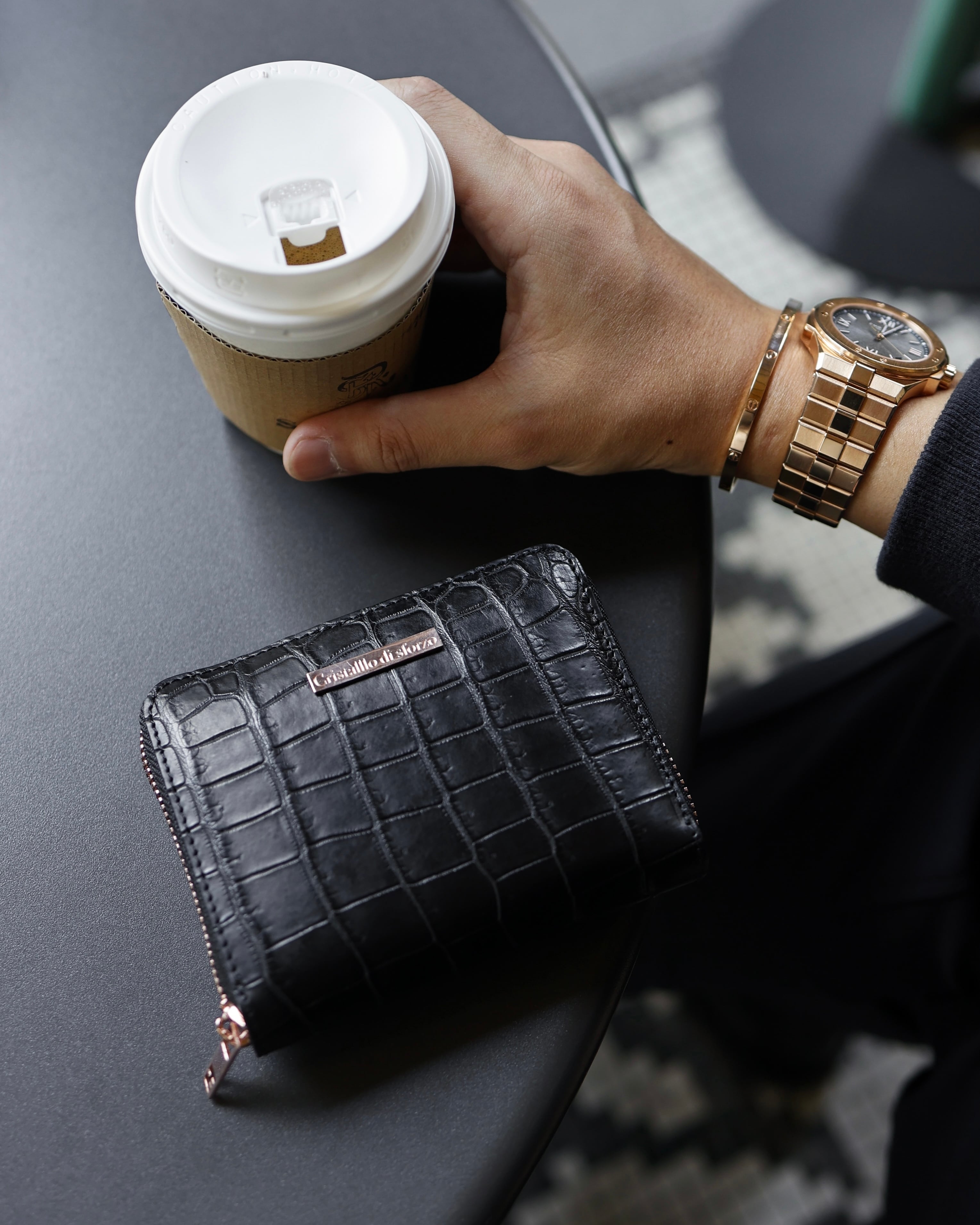 圧倒的高級感】Crocodile Porosus Middle Wallet【最高級 圧倒的高級感】Crocodile Porosus Middle Wallet【最高級