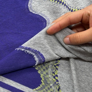 ★TB249◆1.4m◆ラスト1点!◆訳あり◆綿100%ジャガードニット生地◆柄物