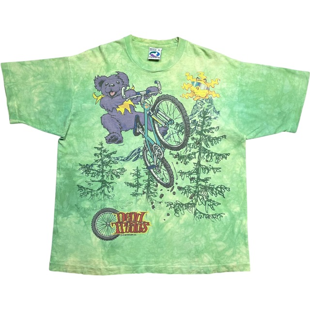 《XL》 LIQUID BLUE リキッドブルー Tシャツ グレイトフル・デッド グッドデザイン 色落ち有 ©️1995 USA製 90年代 vintage no.10593