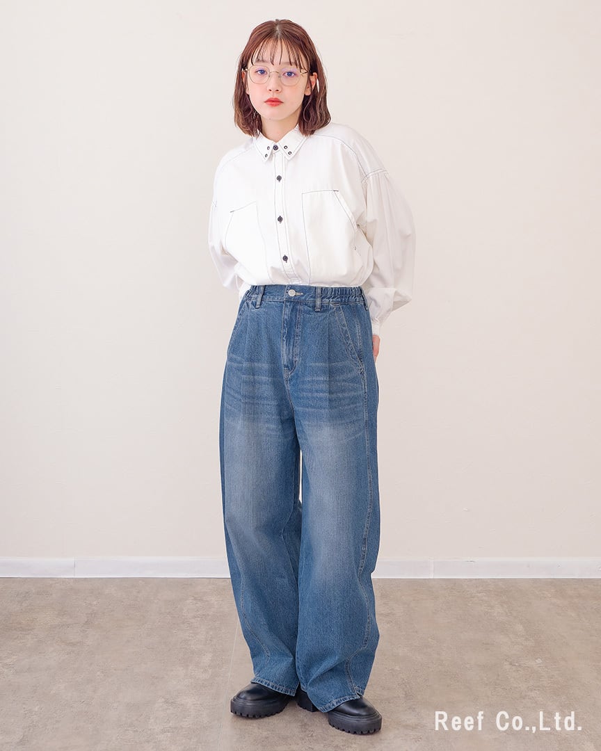 ムーンカーブデニムパンツ】 YT-225942 Brand：ミリロピュール | Reef