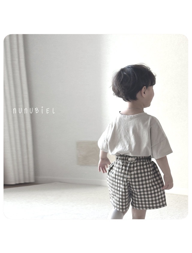 [nunubiel-kids] checkerboard pants