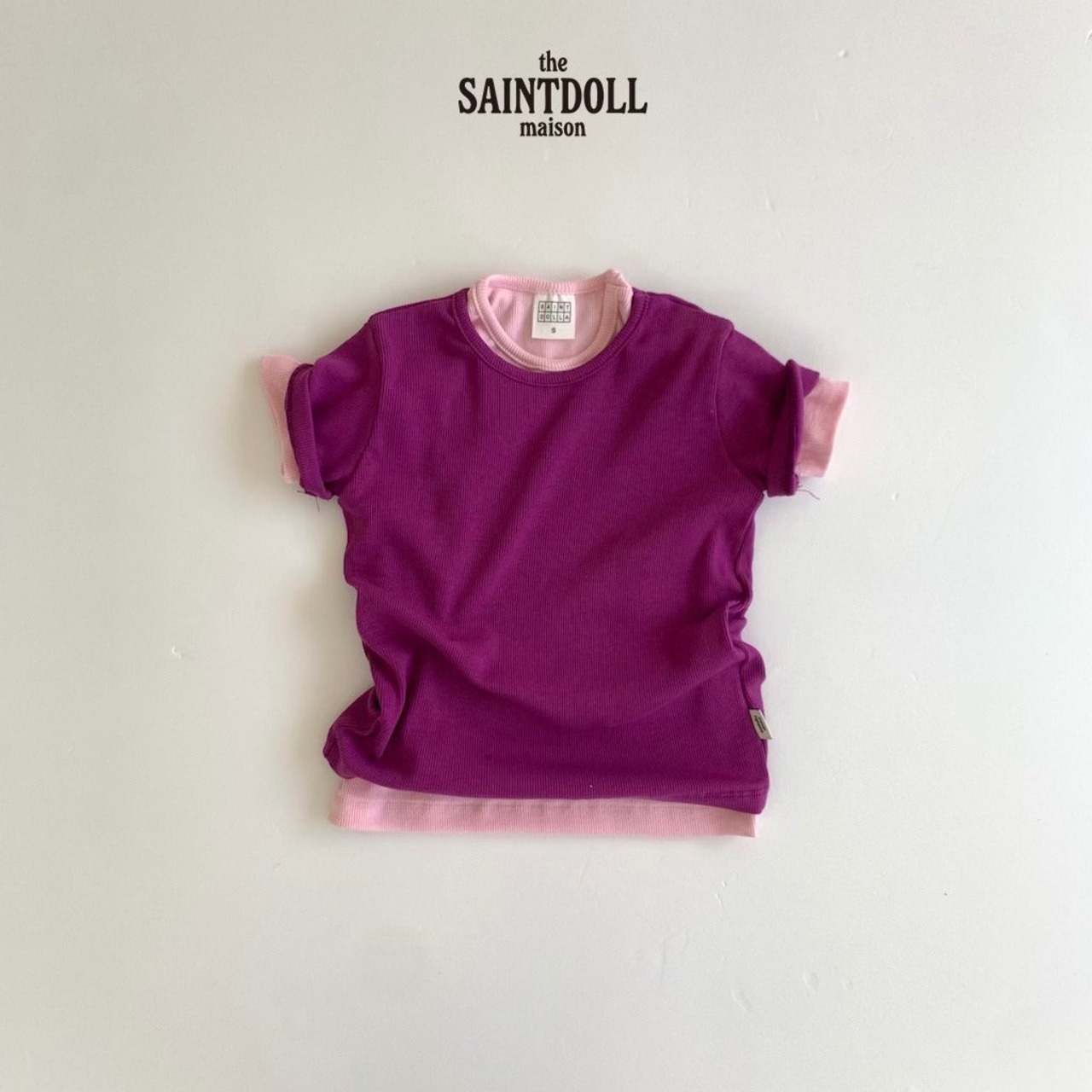 [SAINTDOLL] colored paper tee / [세인트돌] 색종이티