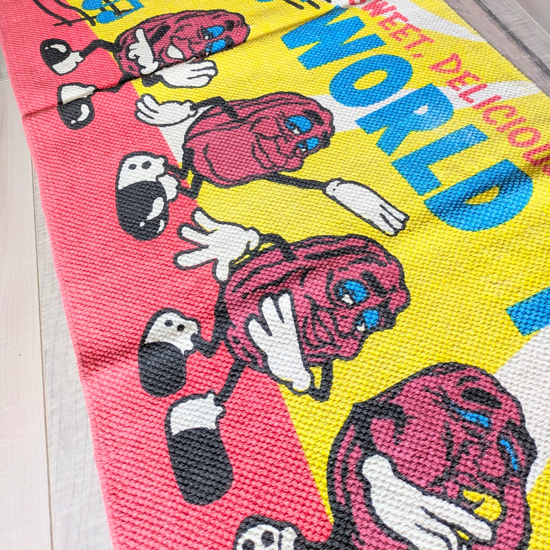 【 The California Raisins（ カリフォルニアレーズン ） 】KITCHEN MAT / キッチンマット / COTTON MAT /  コットン マット/ Floor Mat / フロアマット / ロングバージョン〚アメリカン雑貨 アメトイ〛