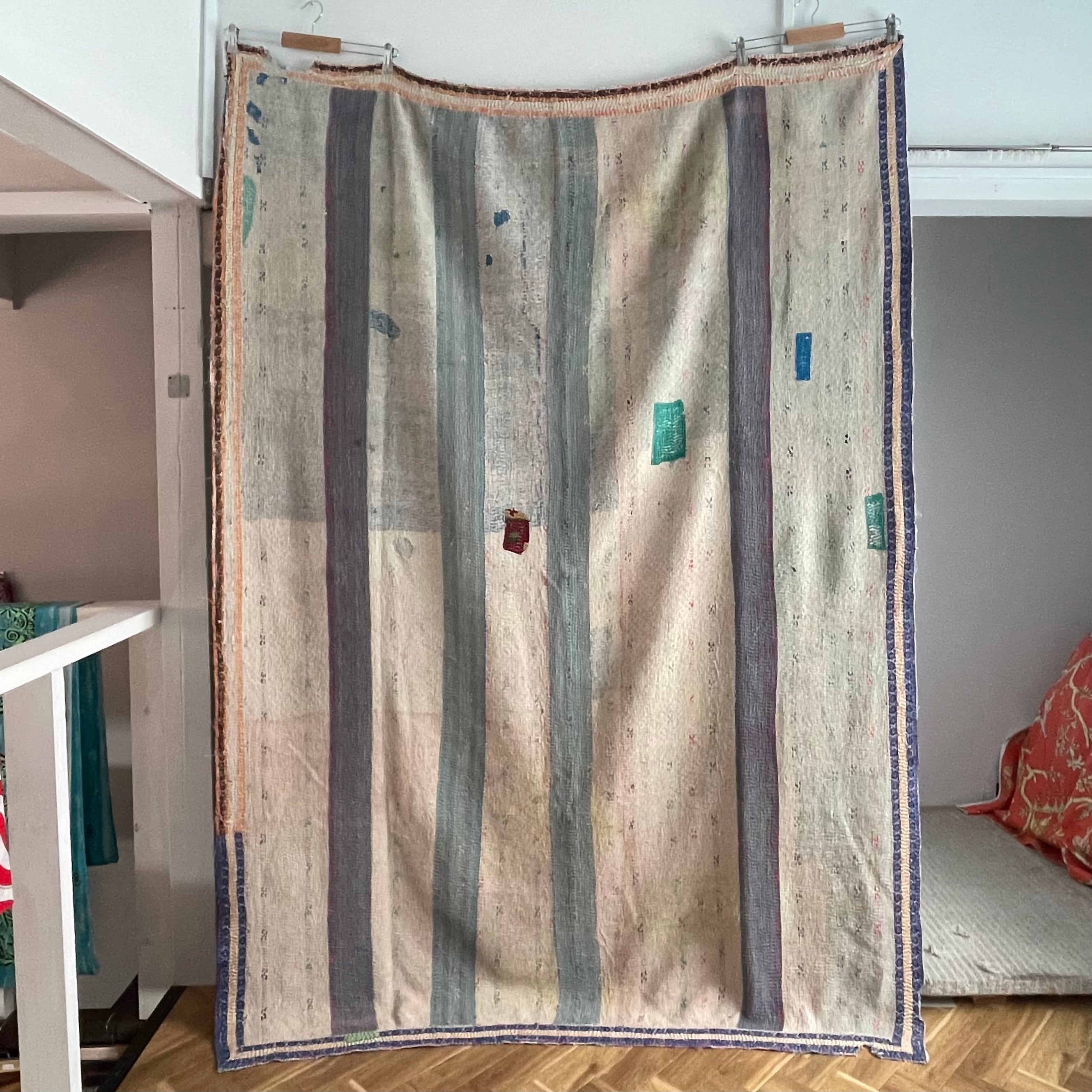 【208×152cm!!】ラリーキルト 刺し子