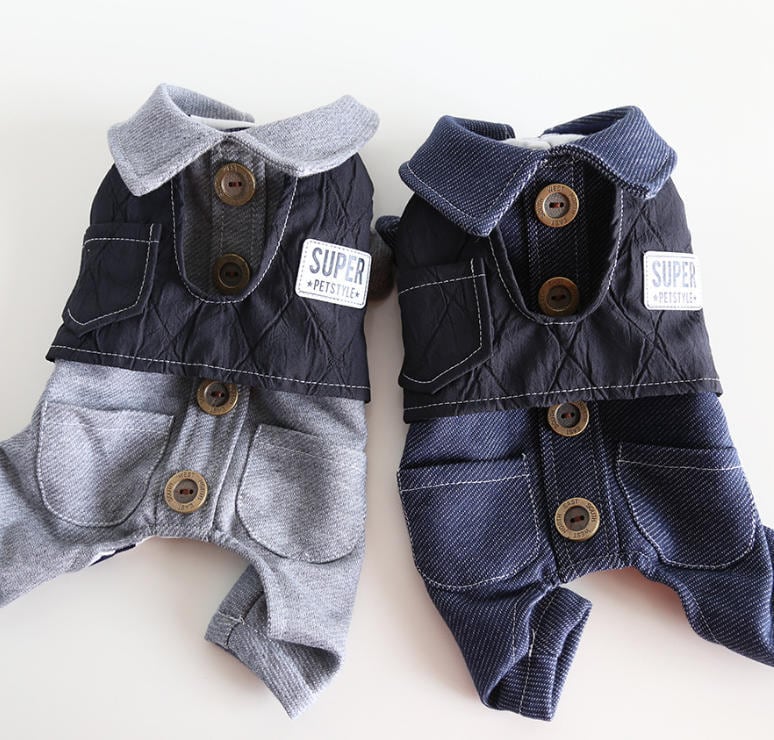 《予約》2101906 デニム重ね着ロンパース