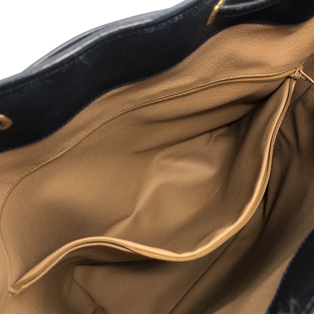Christian Dior クリスチャン ディオール トロッター ショルダーバッグ ブラック ロゴ PVC レザー 巾着 vintage ヴィンテージ オールド bmskeh