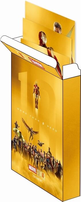 MARVEL STUDIOS THE FIRST TEN YEARS 衣装カード Marvel Studios First 10 Years MCU Commemorative Gold Shiny