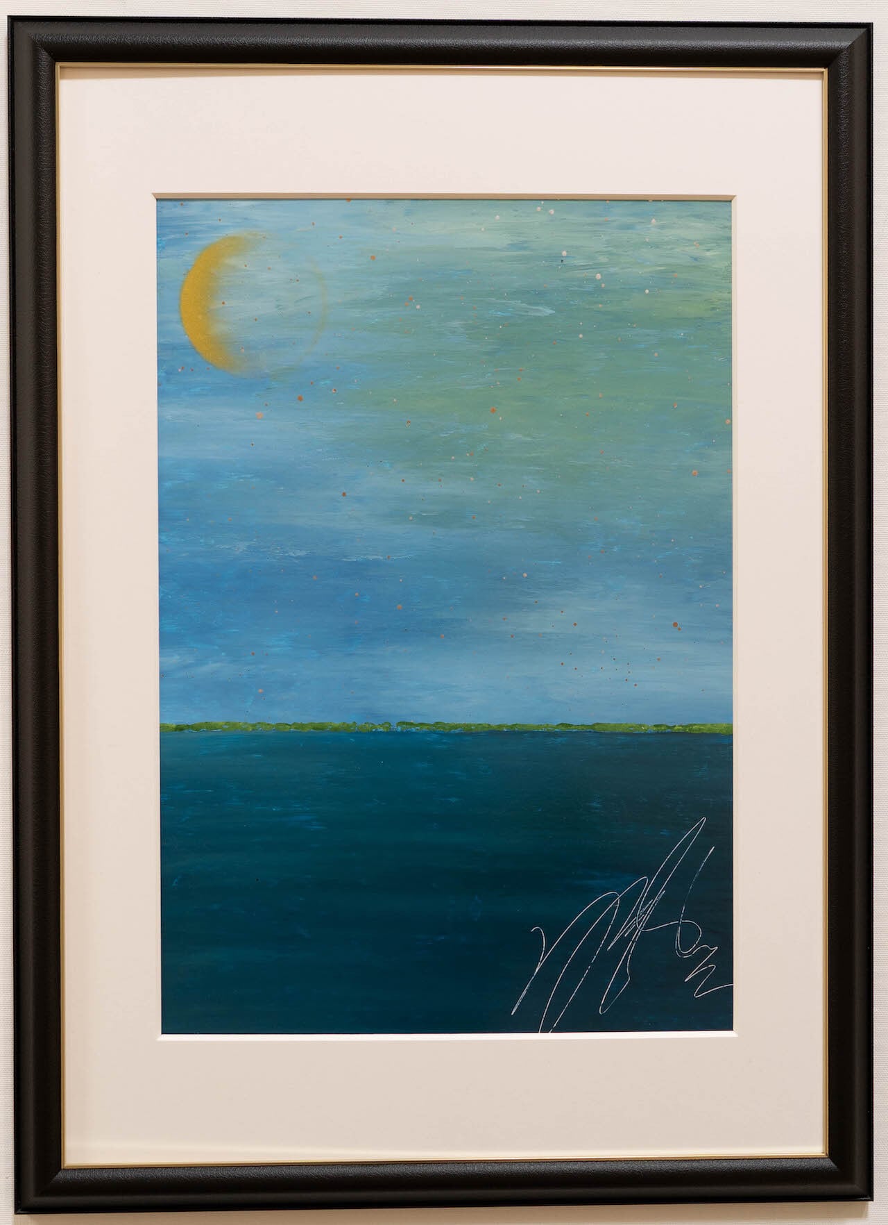 ocean/ 空、海をテーマにしたスプレーアート作品 原画販売アート作品