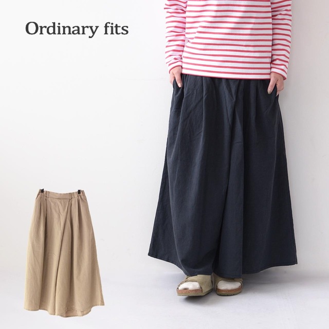 ordinary fits [オーディナリーフィッツ] TWIST CULOTTES [OF-P153] ツイストキュロット・ワイドパンツ・ルーズパンツ・LADY'S [2023SS]