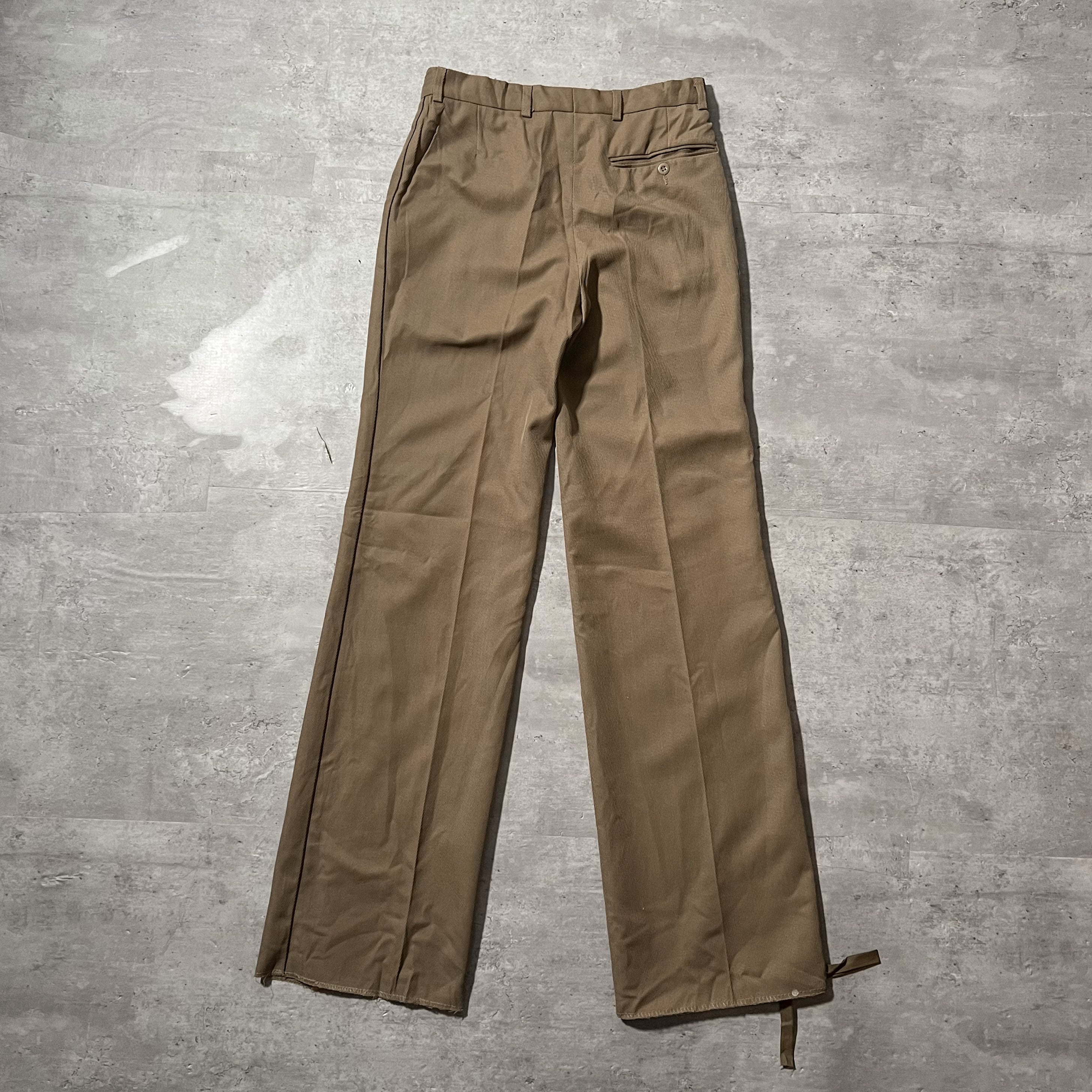 80s “French army” side line military pants dead stock!!! 85年製 ...