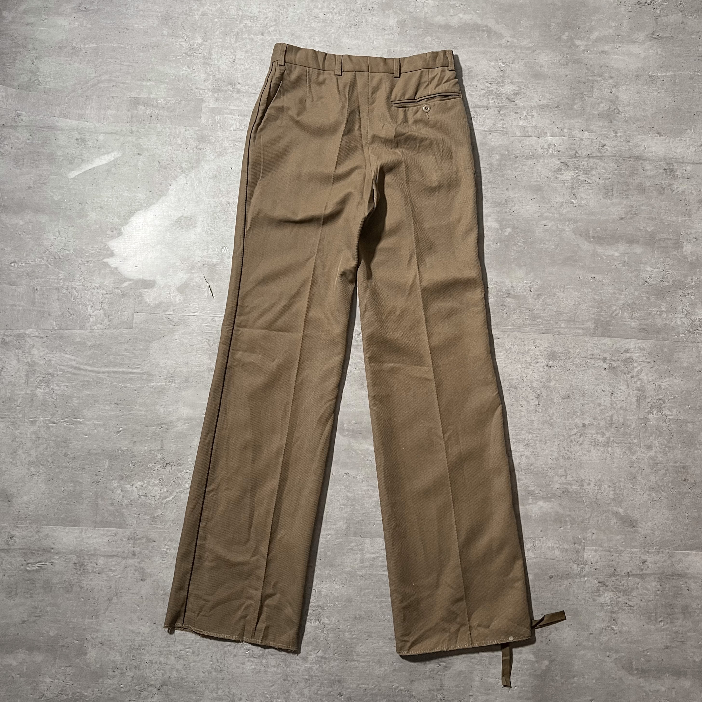 80s “French army” side line military pants dead stock!!! 85年製 