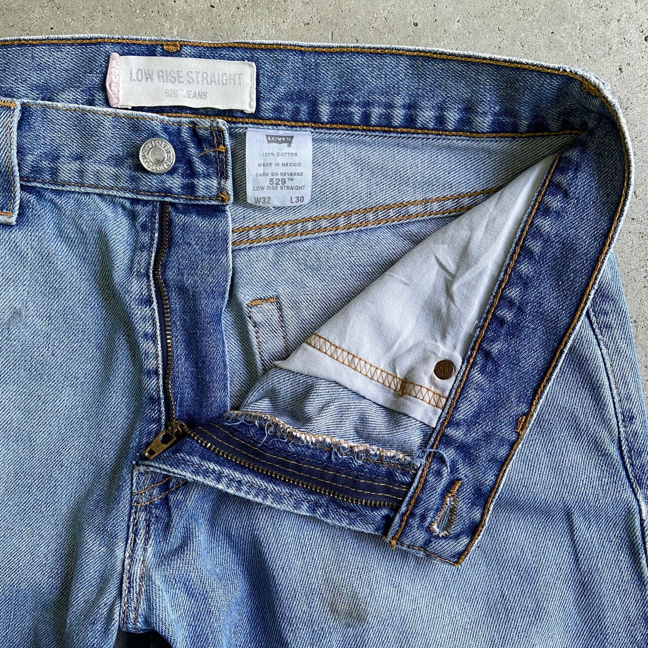 00年代 メキシコ製 Levi's リーバイス 529 LOW RISE STRAIGHT