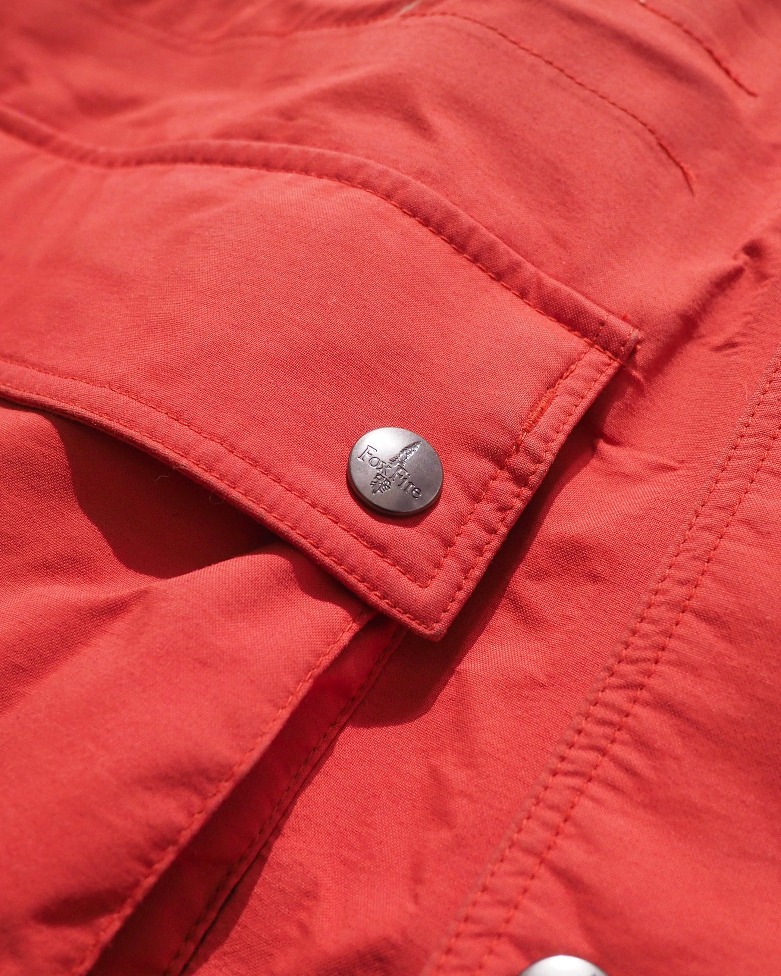 " Fox Fire - GORE- TEX " Carrot Orange color Technical nylon jacket