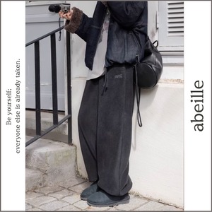 drawstring wide pants 14184