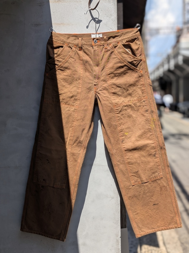 BOWWOW BROWN DUCK DOUBLE KNEE PANTS AGED