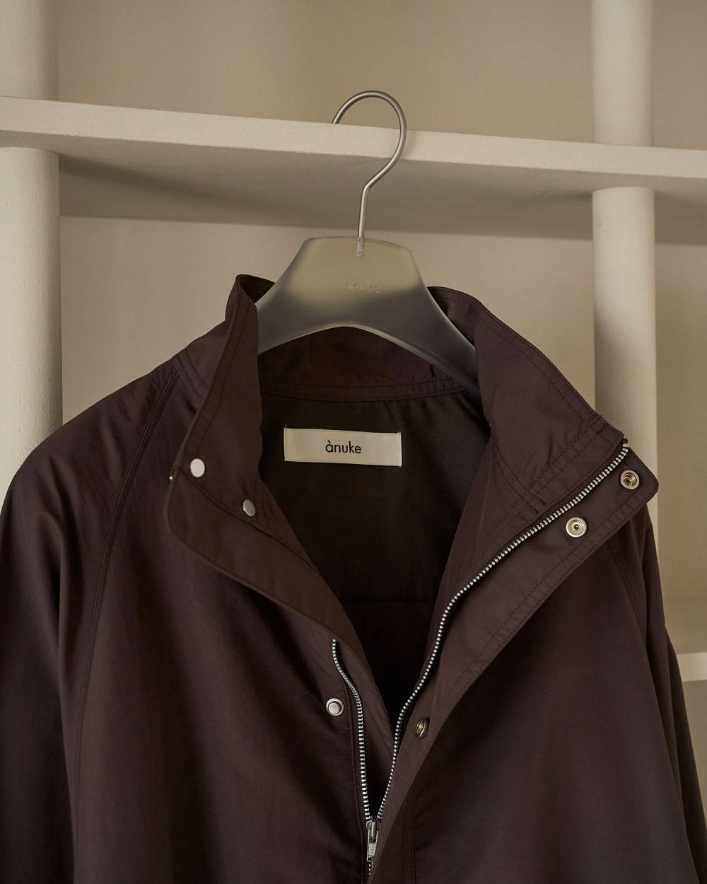 anuke 】Standcollar Zip Blouson | valance 福井｜レディース