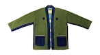 19AW 硫化染め刺し子&メキシカンラグリバーシブルキモノジャケット / Sulfide dyeing sashiko & Mexican rag reversible kimono jacket