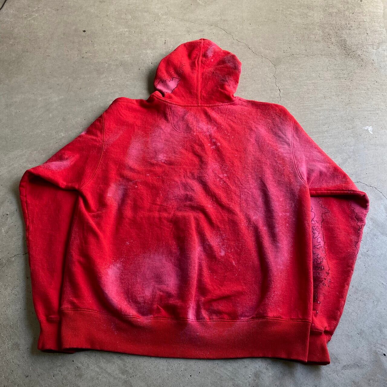 Champion サンフェード スウェットXL 赤 Champion】別注スウェット