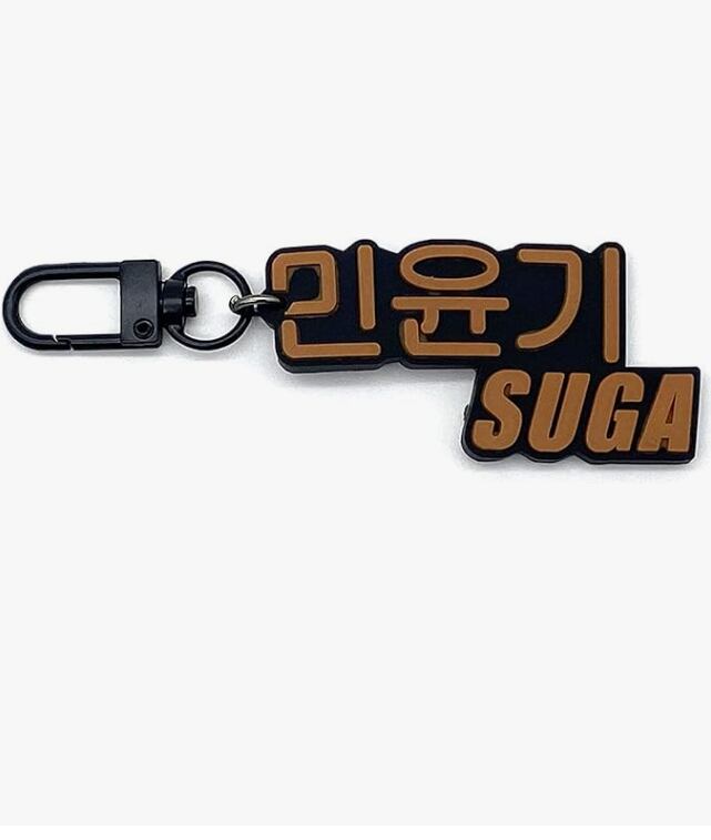 SUGA シュガ ユンギ キーホルダー ストラップ ハングル ラバーチャーム